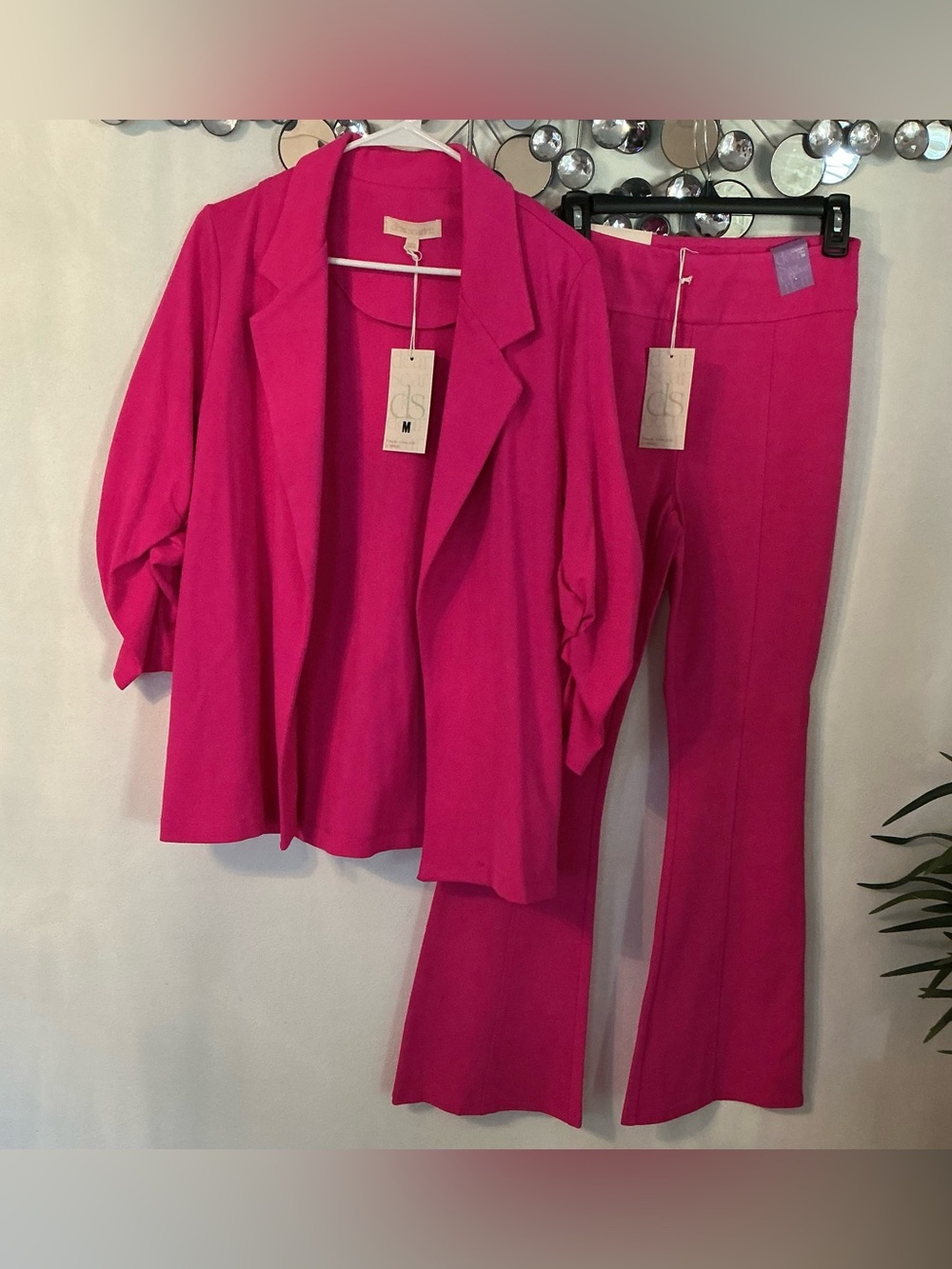 NWT Dear  Scarlett blazer/jacket and pants set Medium